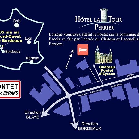 Hotel La Tour Perrier Eyrans Екстер'єр фото